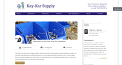 Desktop Screenshot of kaykarsupply.com