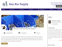 Tablet Screenshot of kaykarsupply.com